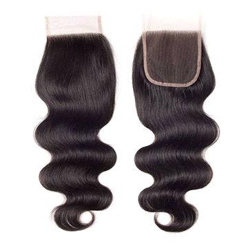 100% Virgin Brazilian Wavy Hair on an undetectable lace closure. Our closures blend effortlessly and look extremely natural giving the appearance of the hair actually growing from your scalp! 