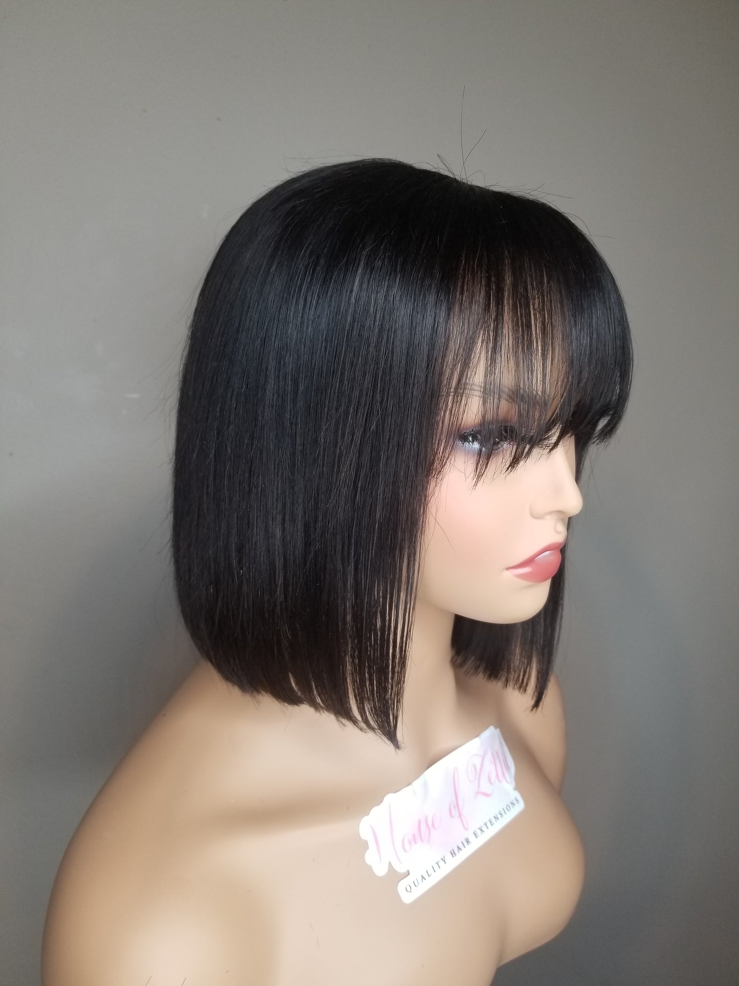 Bob Bang Wig 8" - House of Zettie Hair