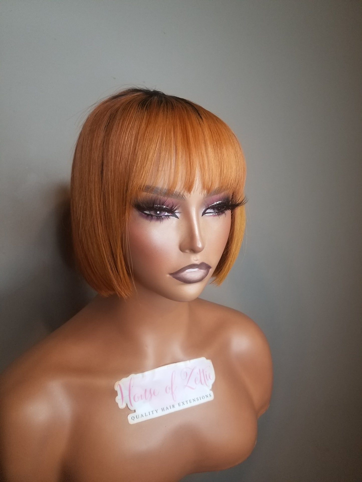 Bob Bang Wig - House of Zettie Hair